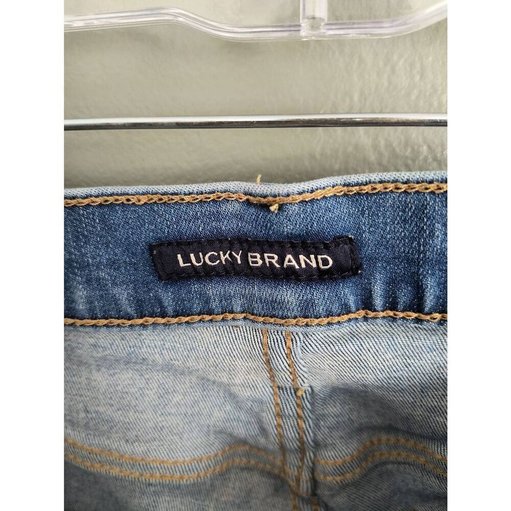 Lucky Brand High Rise Distressed Blue Jeans - Picture 6 of 11